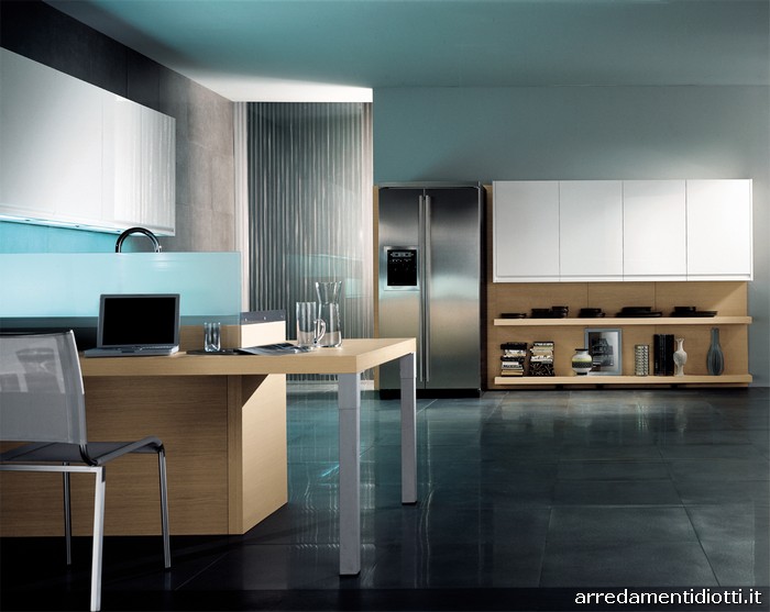 Zerocinque cucina chiaro lac lat